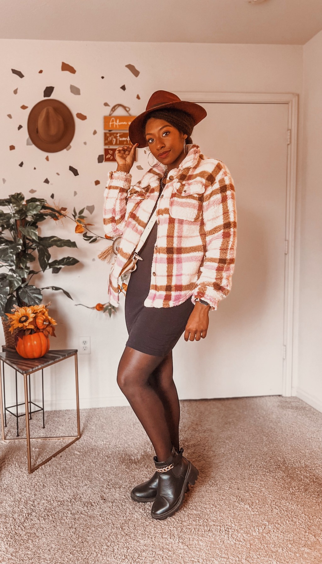 shacket outfit idea